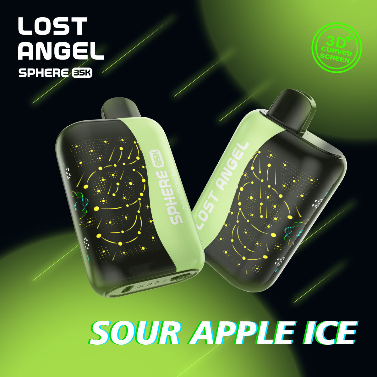AuraMist Pro - Portable Smart Mist Device (Advanced Series)Sphere 35K by Lost Angel | 35,000 Puffs of Pure Flavor & Boost Mode Intensity